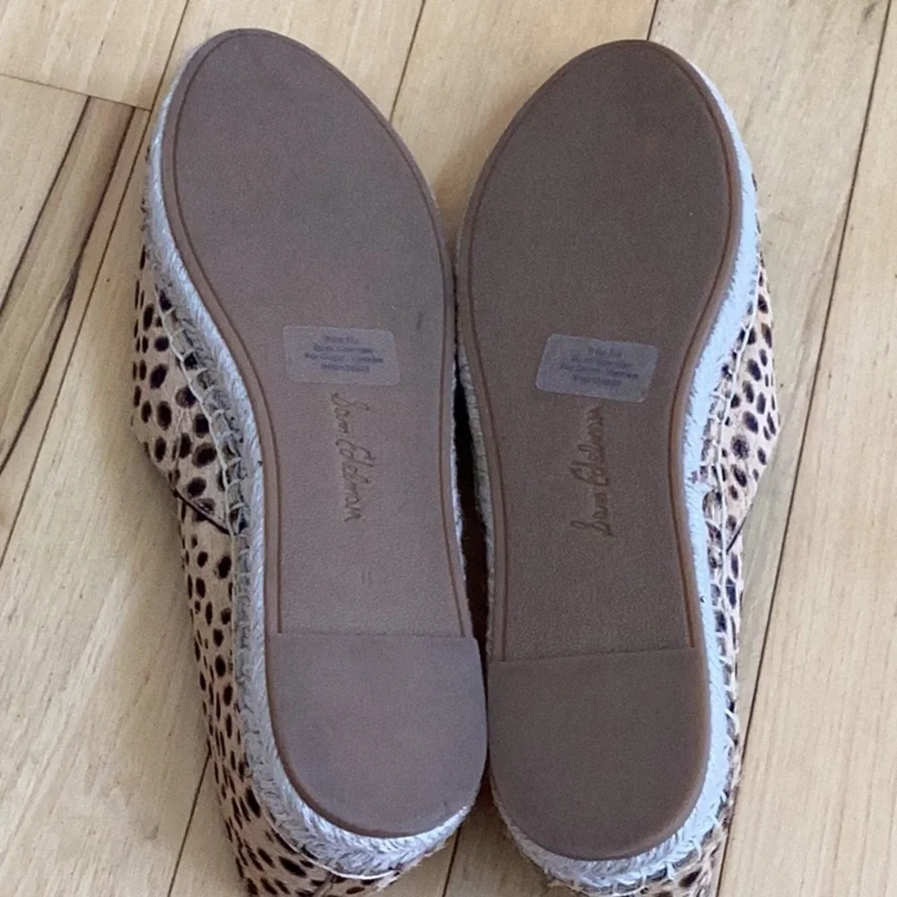 Sam Edelman Kesia animal print espadrille flats Women’s size 11.